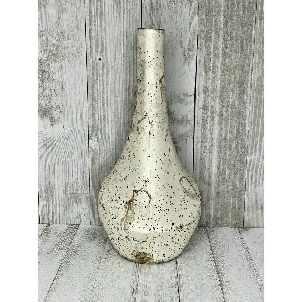 Funky Birch Wood Glass Bud Vases Set of 2